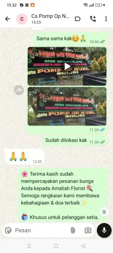Testimonial Papan Bunga sorong