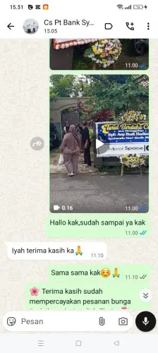 Testimonial Papan Bunga sorong
